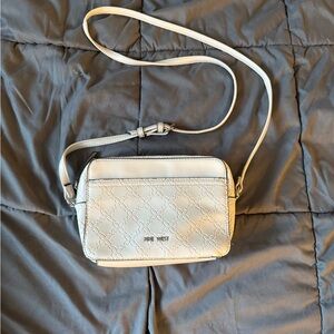 Nine West Light Gray Crossbody Bag